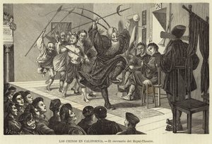 Les Chinois en Californie - La scène du Théâtre Royal - European School