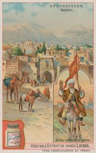 La Ville de Kandahar et un Mollah Prêchant la Guerre - European School