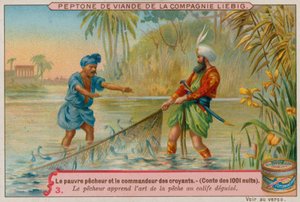 Le pêcheur apprend à pêcher du calife déguisé - European School