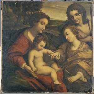 Le Mariage mystique de Sainte Catherine - European School