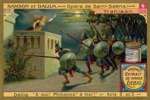 Les Philistins attaquent avec l