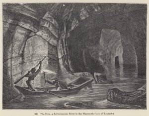 Le Styx, une rivière souterraine dans la grotte Mammoth du Kentucky - European School