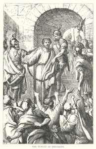 Le Tumulte à Jérusalem (gravure) - European School
