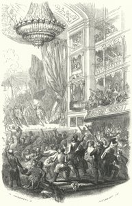 Le début de la Révolution belge : représentation de l
