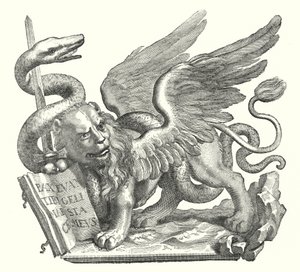 Le lion de Venise (gravure) - European School