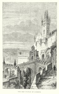 Le vieux château de Cobourg (gravure) - European School