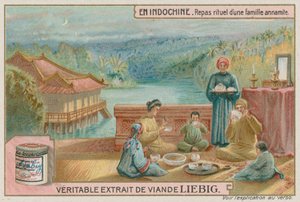 Repas familial traditionnel au Vietnam - European School