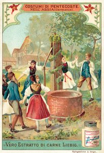 Célébrations traditionnelles de la Pentecôte en Hesse, Allemagne - European School