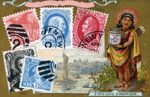 Timbres-poste des États-Unis d
