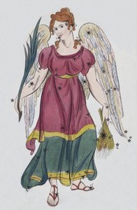 Vierge (lithographie en couleur)