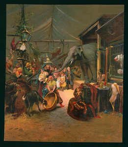 Visiteurs à une ménagerie - European School