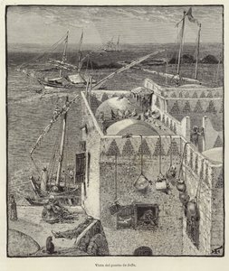Vue du port de Jaffa - European School