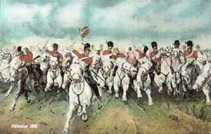 Waterloo 1815, charge de la cavalerie écossaise - European School
