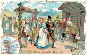 Procession de mariage en Norvège - European School