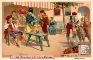 Vin : Xérès (chromolithographie) - European School