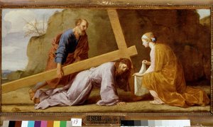 Jésus portant sa croix (portement de croix ou chemin de croix), vers 1651