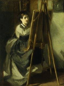 La jeune élève, vers 1870