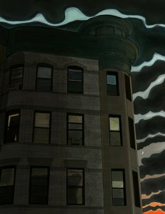 13e rue à la 7e avenue, Brooklyn (art numérique) - Evan Sklar