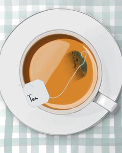 Cup of Tea, Brooklyn (art numérique) - Evan Sklar