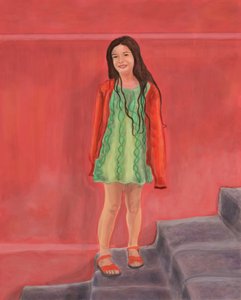 Fille à San Miguel (art numérique)