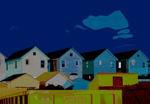 Houses In Queens (art numérique)