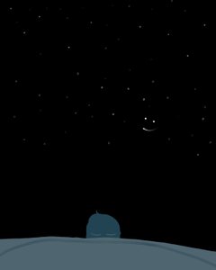 Dormir à la belle étoile (art numérique) - Evan Sklar