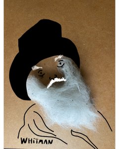 Walt Whitman (dessin collage)