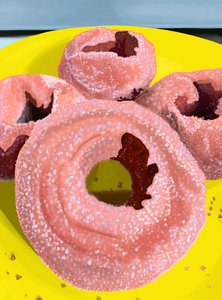 beignets à la cannelle et au sucre (art numérique) - Evan Sklar