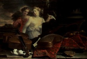 Scène musicale - Evaristo (circle of) Baschenis