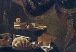 Nature morte avec instruments de musique