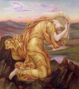 Déméter pleurant Perséphone, 1906 - Evelyn De Morgan