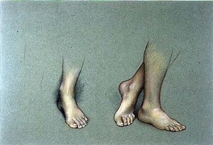 Étude de pieds - Evelyn De Morgan