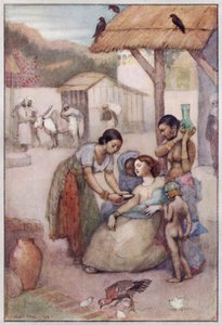 Illustration pour Cranford par Mrs Gaskell - Evelyn Paul