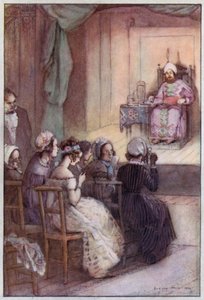 Illustration pour Cranford par Mrs Gaskell - Evelyn Paul