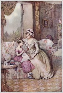 Illustration pour Cranford de Mrs Gaskell - Evelyn Paul