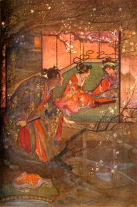Kato Sayemon dans son palais du shogun Ashikaga, 1912