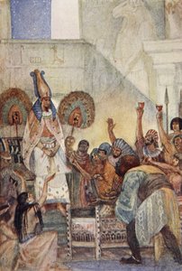 Osiris trompé dans le coffre, illustration de 