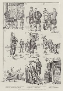 Amateurs de cornemuse écossaise - Evelyn Stuart Hardy