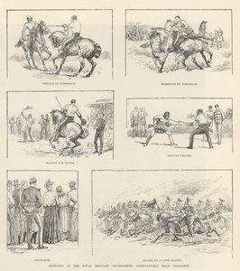 Croquis au Royal Military Tournament, Agricultural Hall, Islington
