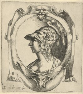 Buste de jeune femme avec casque - Everard Crynsz. van der Maes