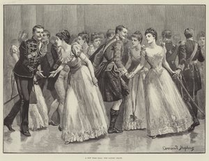 Un bal du Nouvel An, la chaîne des dames - Everard Hopkins