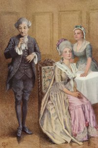Illustration pour Un voyage sentimental de Laurence Sterne - Everard Hopkins