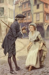 Illustration pour Un voyage sentimental de Laurence Sterne - Everard Hopkins