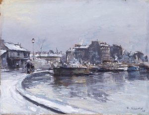 Au bord de la Seine - Everett Shinn