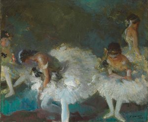 Danseurs en coulisses - Everett Shinn