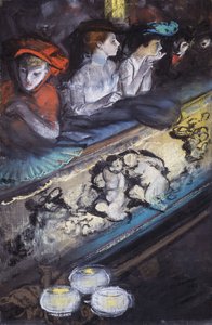 Dans la loge - Everett Shinn