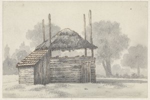Meule de foin à Zoelmond, dans la Betuwe