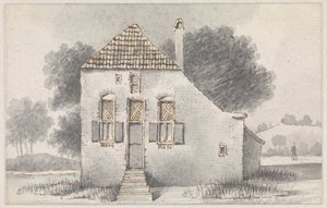 Maison à Zoelmond, vue frontale - Evert Doublet