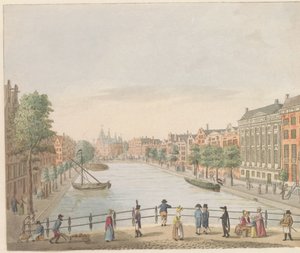 Vue du Kloveniers Burgwal et de la Maison de Trip, du Hoog-Straat au Marché Neuf - Evert Maaskamp