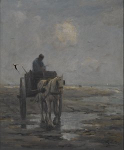 Cheval et charrette - Evert Pieters